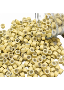 White Silicone-Lined Micro Rings 4.5 mm – 500 pcs