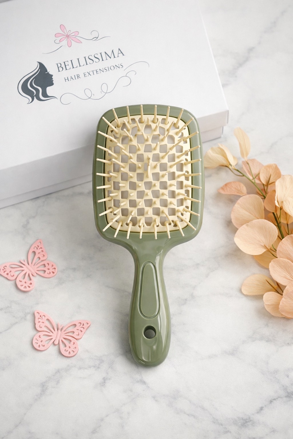 Hair Brush – Green Color