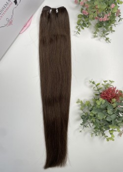 55 cm Indian Hair Extension Weft - Light brown #04