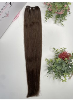 55 cm Indian Hair Extension Weft - Light brown #04