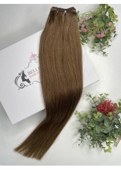 65 cm Indian Hair Extension Weft - Light brown 06