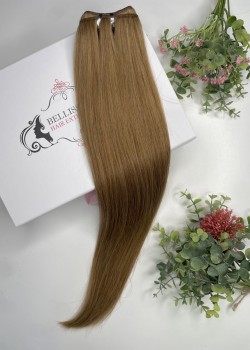 55 cm Indian Hair Extension Weft - Dark blonde #10