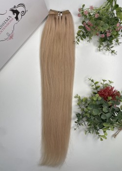 55 cm Indian Hair Extension Weft - Dark blonde #14