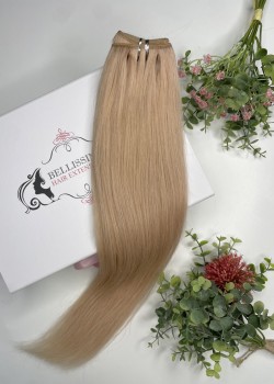 55 cm Indian Hair Extension Weft - Dark blonde #14