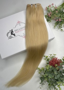 55 cm Indian Hair Extension Weft - Blonde 20