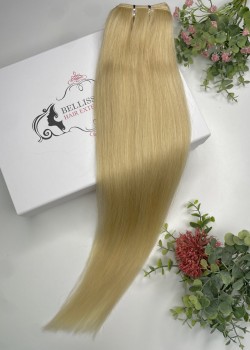 55 cm Indian Hair Extension Weft - Natural blonde 22