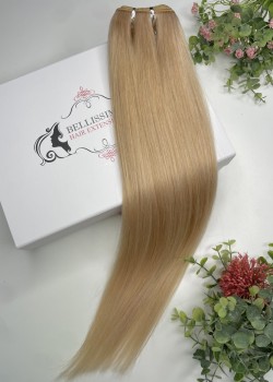 55 cm Indian Hair Extension Weft - Dark blonde #27