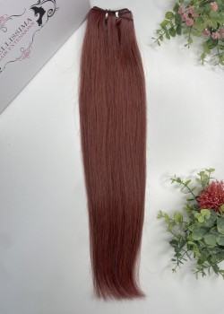 55 cm Indian Hair Extension Weft - Light mahogany 33