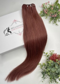 55 cm Indian Hair Extension Weft - Light mahogany 33