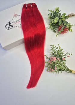55 cm Indian hair weft – Red