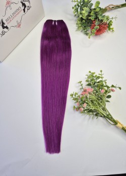 55 cm Indian hair weft – Purple