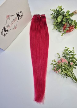 55 cm Indian hair weft – Pink