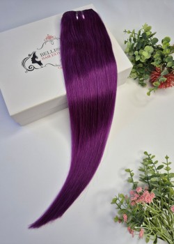55 cm Indian hair weft – Purple