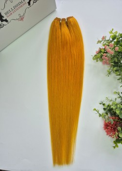 55 cm Indian hair weft – Orange