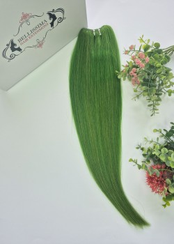 55 cm Indian hair weft – Green