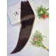 65 cm Indian hair weft – Dark Chestnut 1A