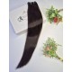 65 cm Indian Hair Extension Weft - Darkest chestnut #1b