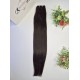 65 cm Indian Hair Extension Weft - Darkest chestnut #1b