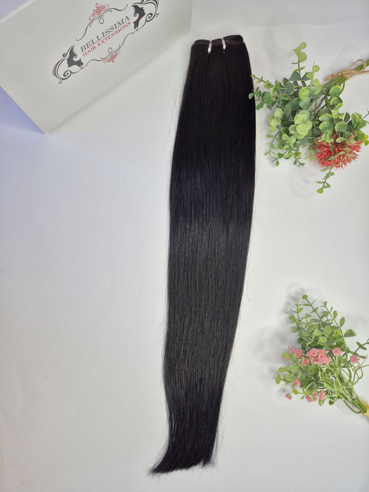 70 cm Indian hair weft – Black #1