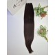 70 cm Indian Hair Extension Weft - Darkest brown #1A