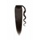 55 cm Indian hair ponytail – Natural Brown 02