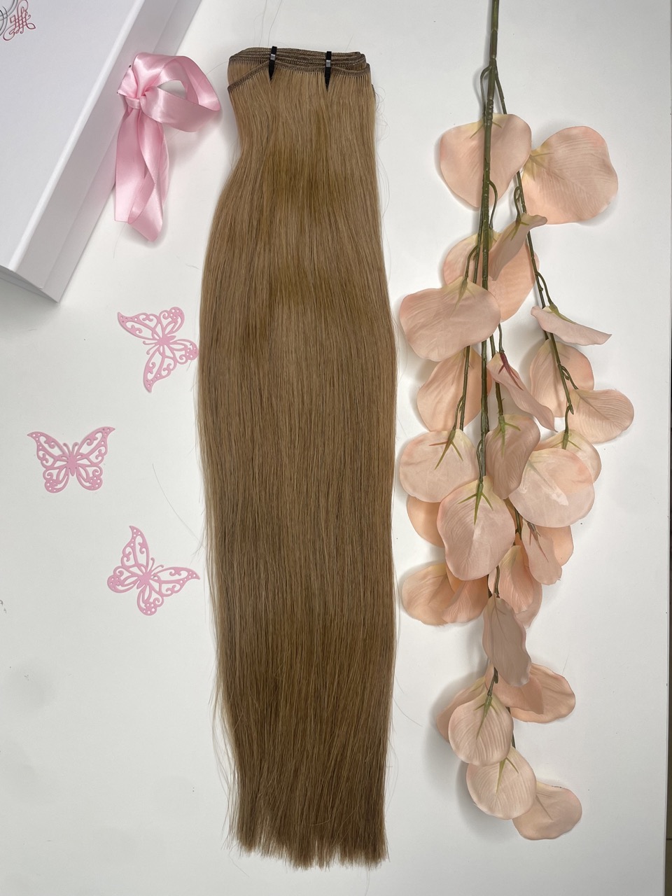 20" Tailand weft hair extension - Dark blonde 10