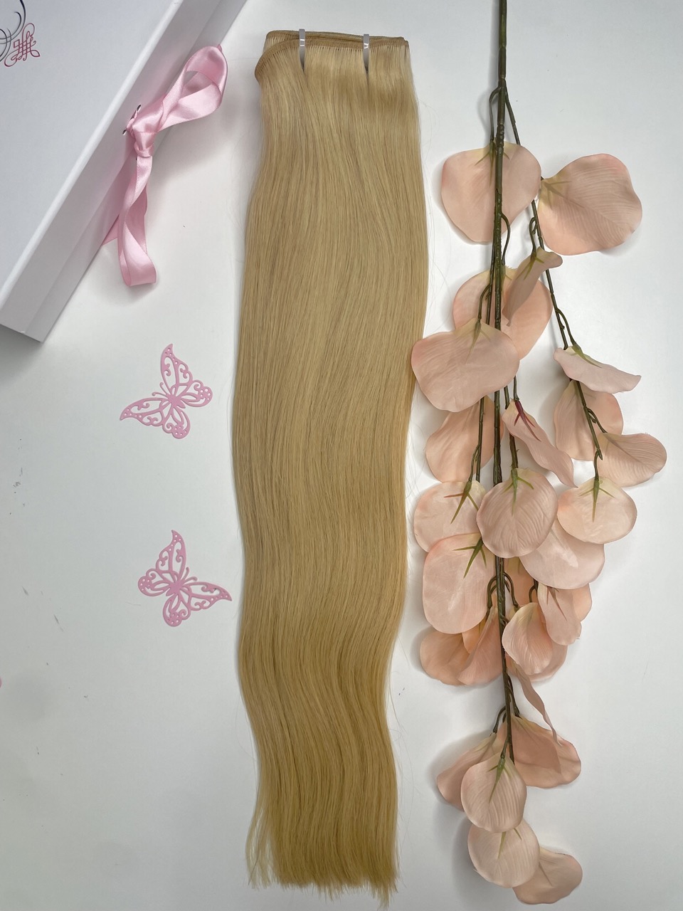 20" Tailand weft hair extension - Golden blonde 17