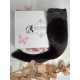 20" Tailand weft hair extension - Darkest brown 1b