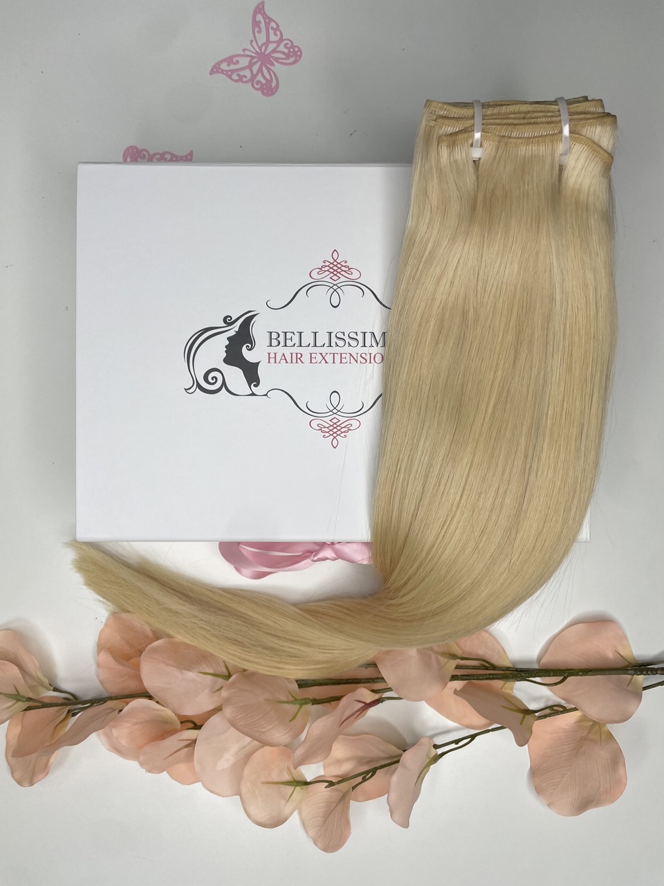 20" Tailand weft hair extension - Sandy blonde 24