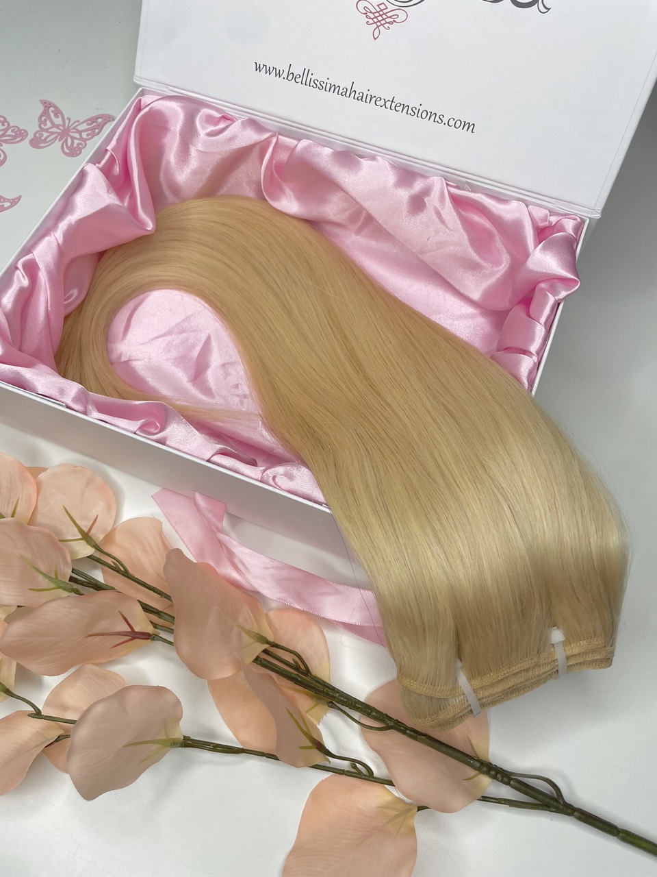 20" Tailand weft hair extension - Sandy blonde 24