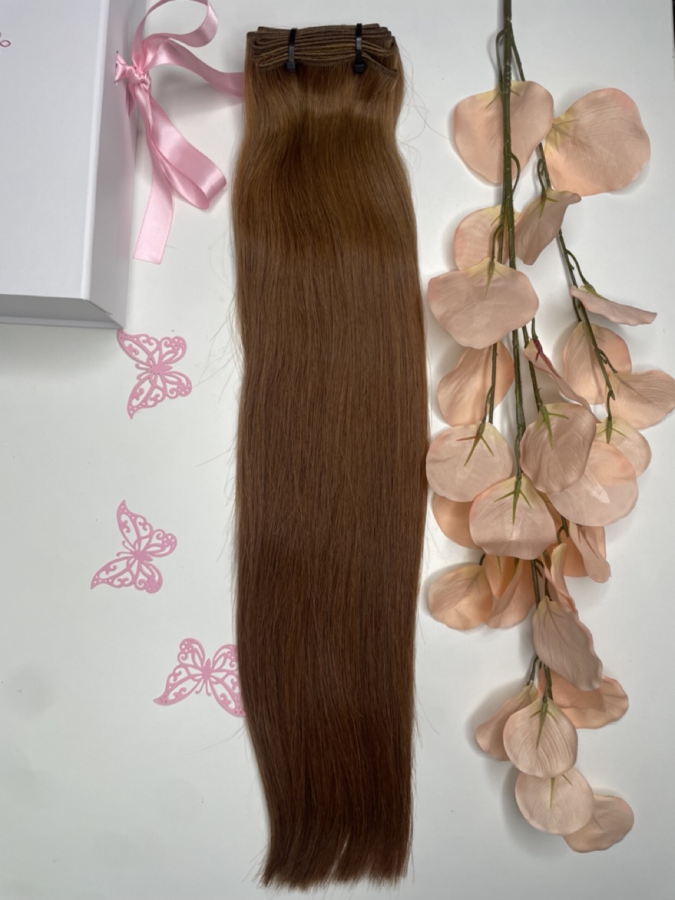 20" Tailand weft hair extension - Golden brown 30