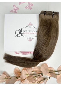 55 cm Thai weft hair extension - Ash brown 6Ash
