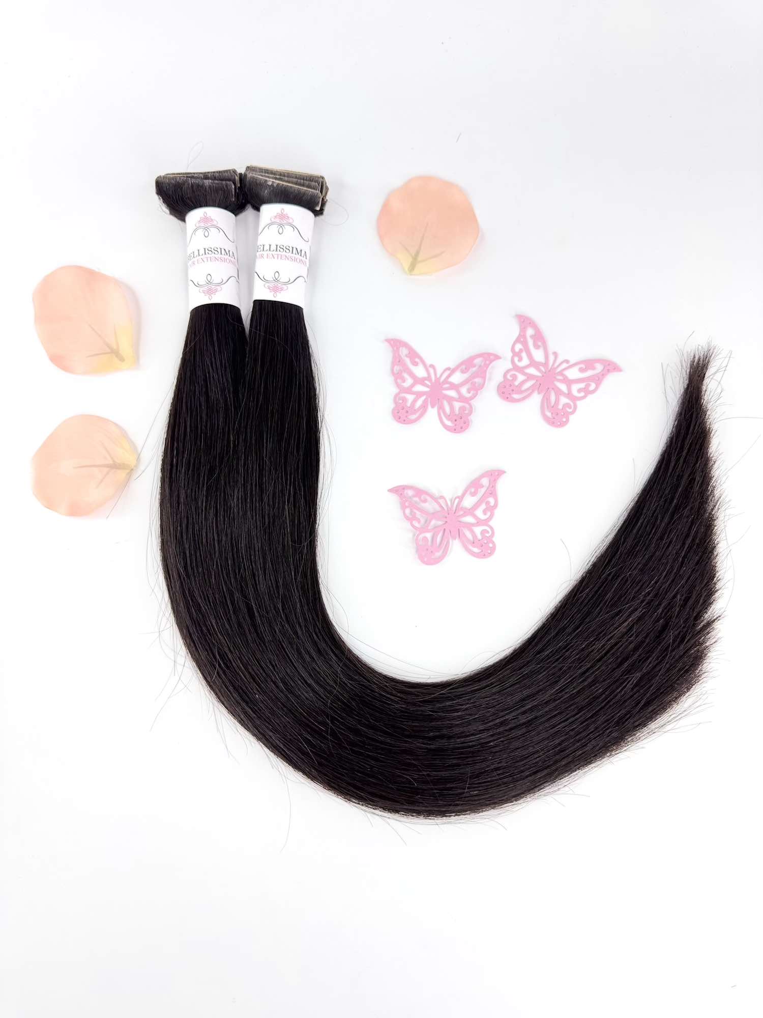 50cm Tape Extensions from Slavic Hair – Dark Chestnut #3