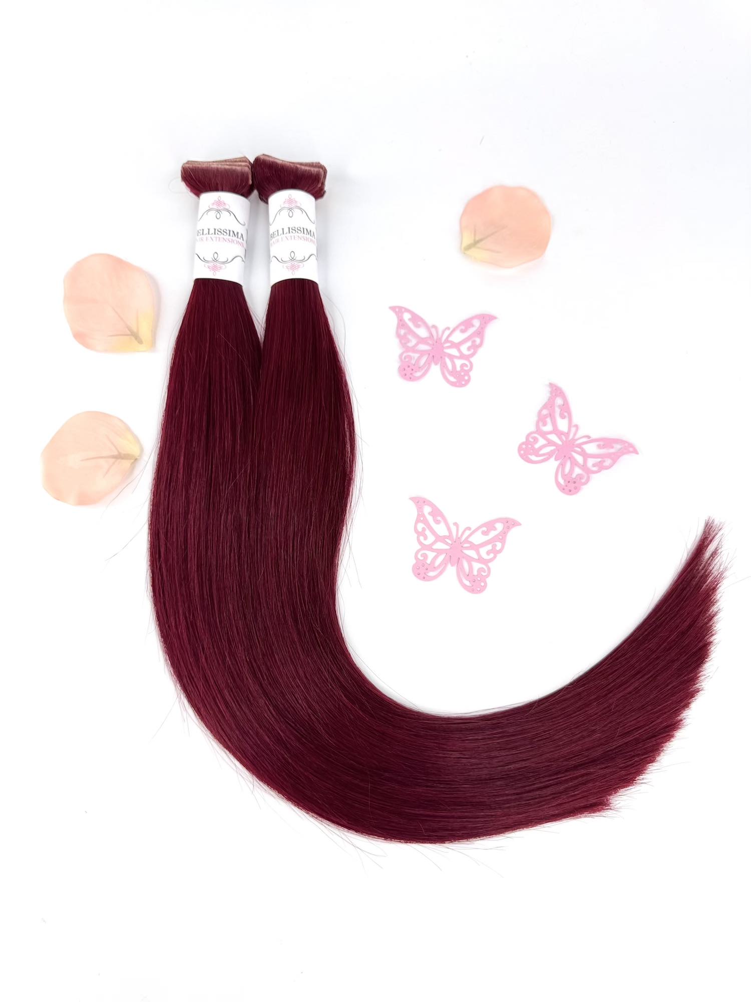 50cm Tape Extensions from Slavic Hair – Dark Mahogany x88