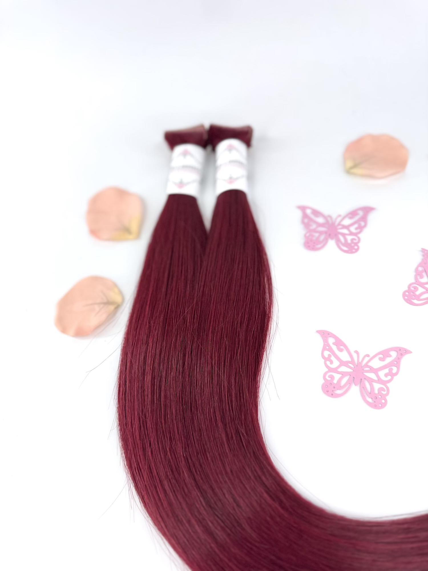 50cm Tape Extensions from Slavic Hair – Dark Mahogany x88
