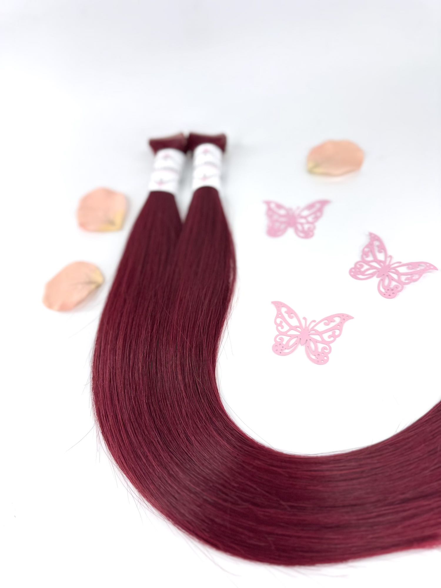 50cm Tape Extensions from Slavic Hair – Dark Mahogany x88