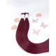 50cm Tape Extensions from Slavic Hair – Dark Mahogany x88