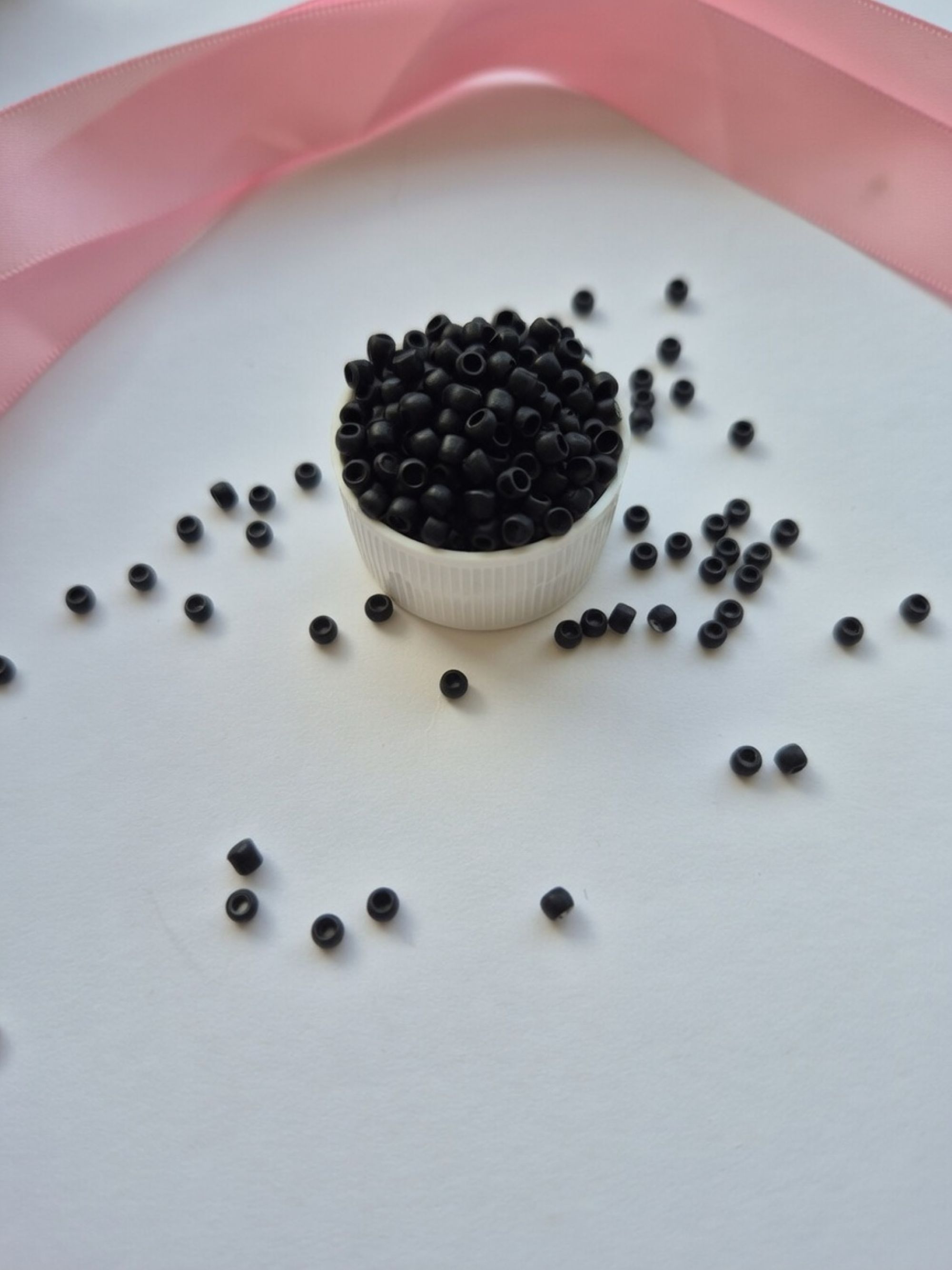 Black Nano Rings with Silicone 2.9 mm – 1000 pcs